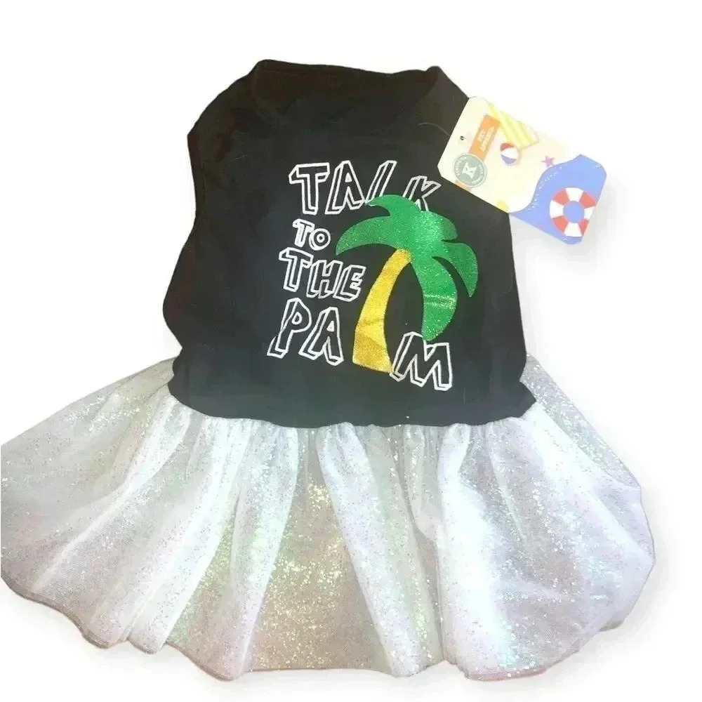 Kensington kennel club palm tutu glitter dress
